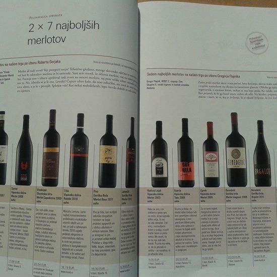 Best merlots revija Vino