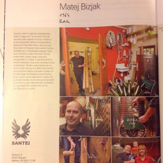 Matej Bizjak revija Vino