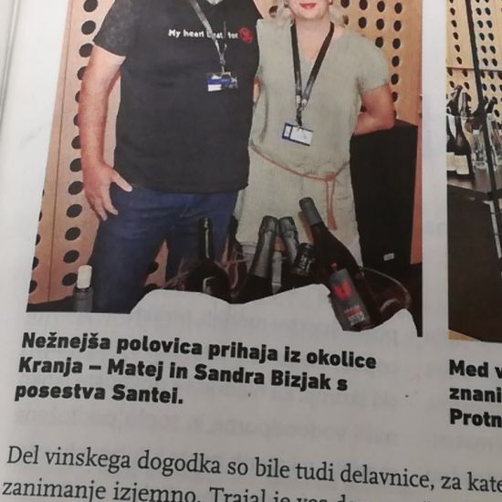 Matej in Sandra v reviji Kranjčanka, Oktober 2019